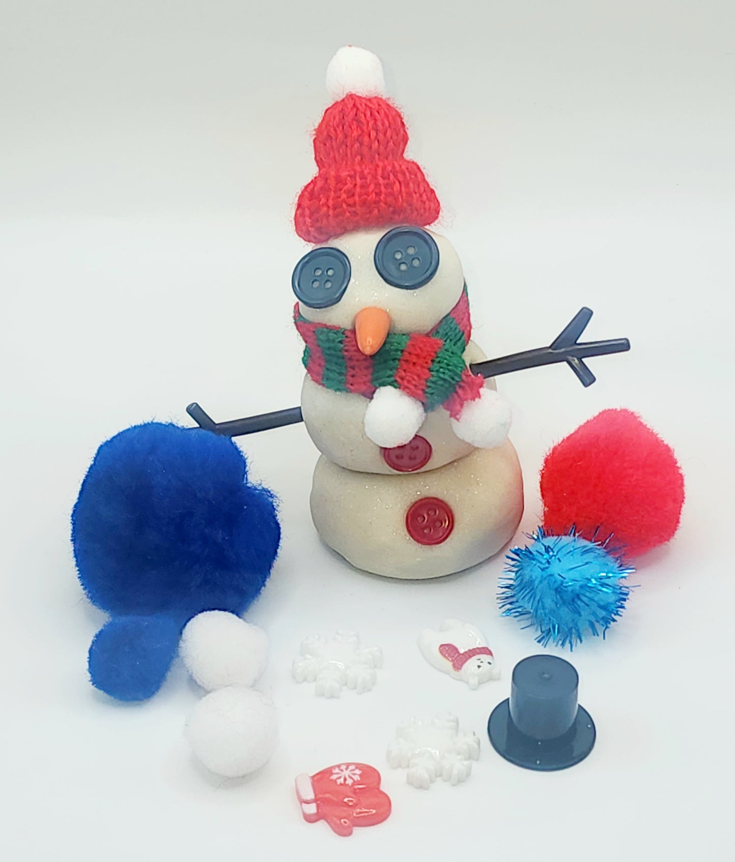 Frosty the Snowman Grab & Dough Cloud Dough