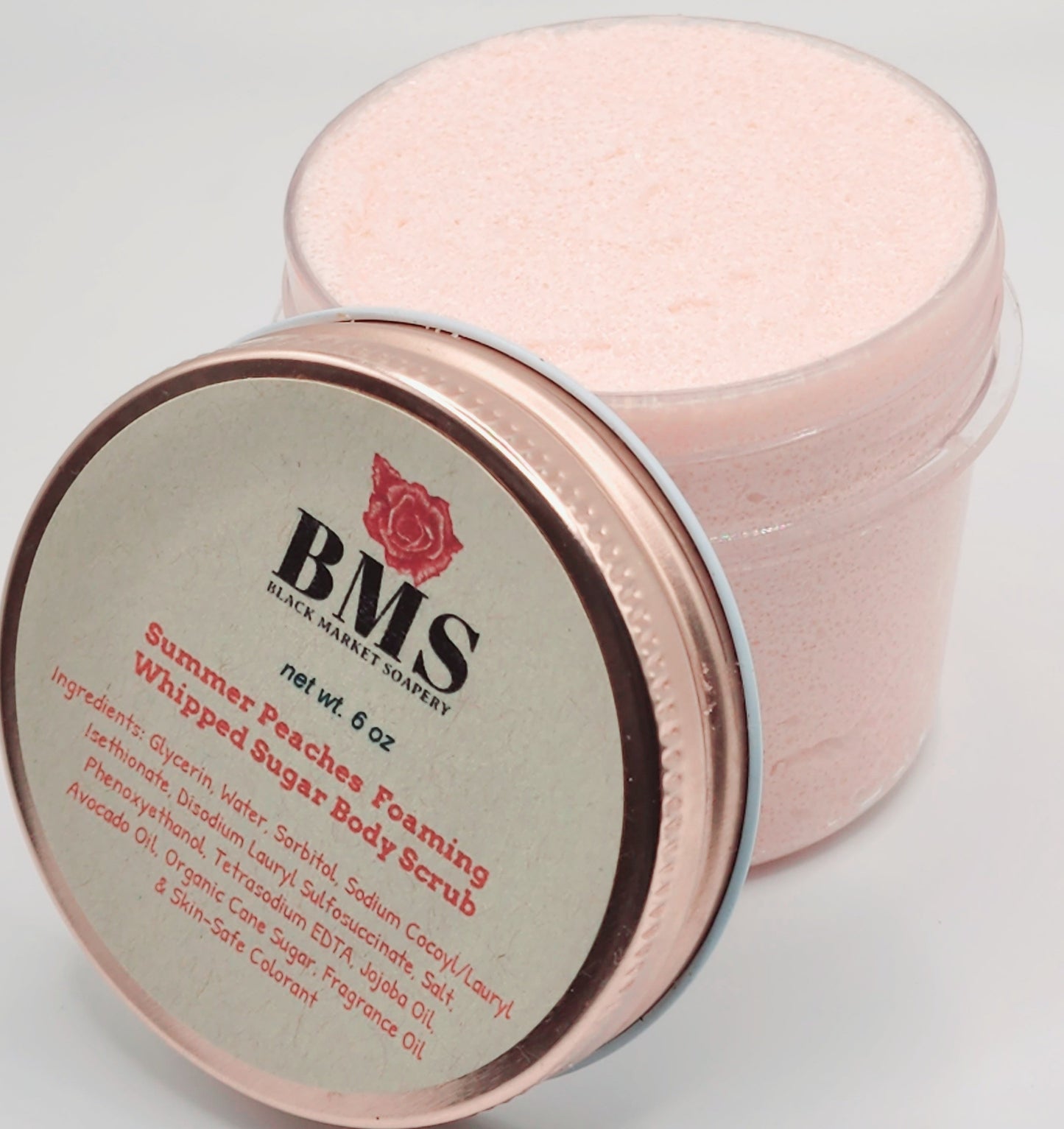Summer Peaches Whipped Sugar Scrub