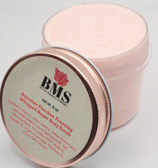 Summer Peaches Whipped Sugar Scrub