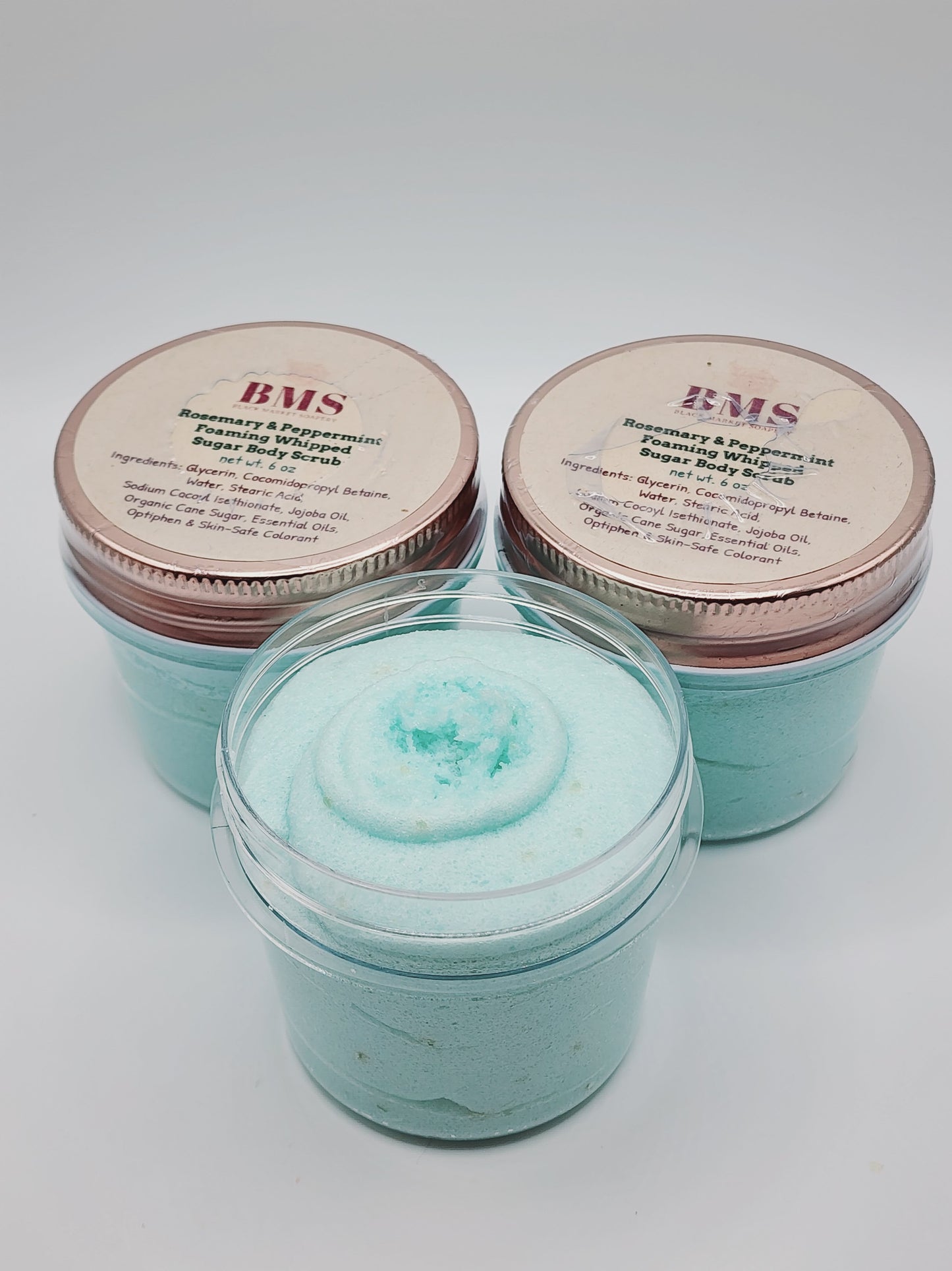 Rosemary Peppermint Whipped Foaming Sugar Scrub