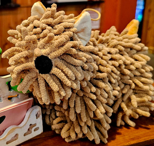 Chenille Puppy Hand Cloth