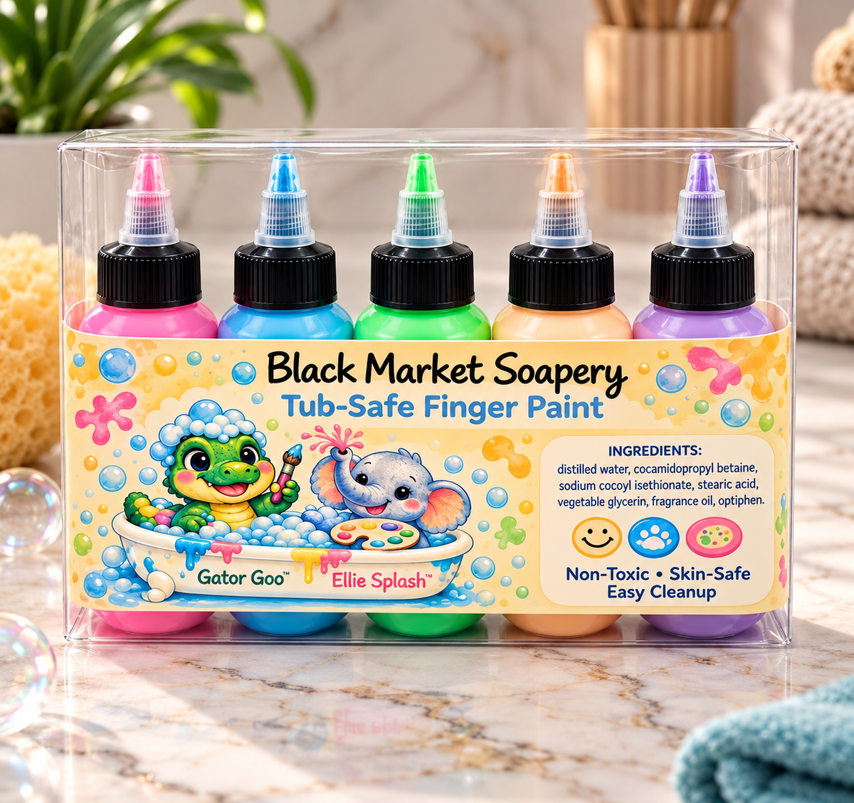 Tub Safe Finger Paint