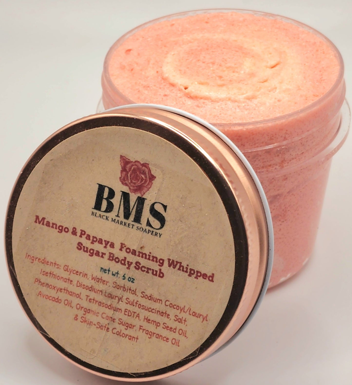 Mango & Papaya Whipped Sugar Scrub